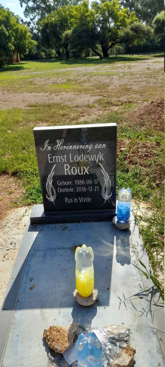 ROUX Ernst Lodewyk 1986-2016