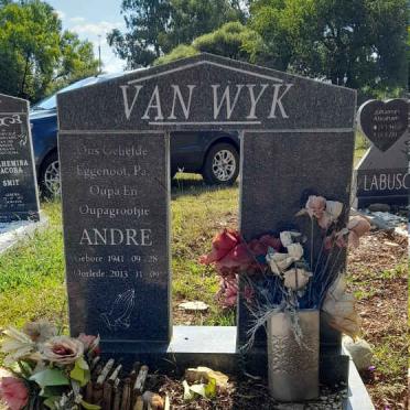 WYK Andre, van 1941-2013