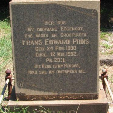 PRINS Frans Edward 1880-1952