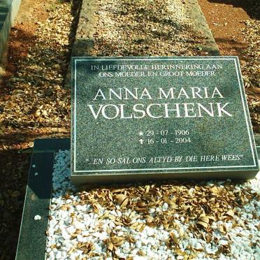 VOLSCHENK Anna Maria 1906-2004