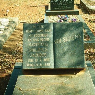 VOLSCHENK Marthinus Philippus Jacobus 1904-1966