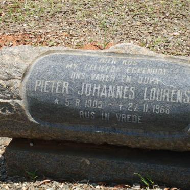 LOURENS Pieter Johannes 1905-1968