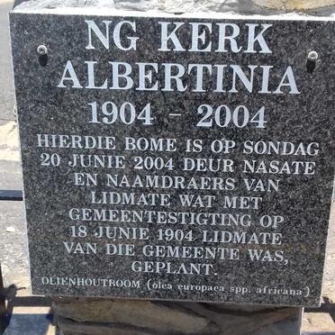 1. NG Kerk Albertinia 1904-2004
