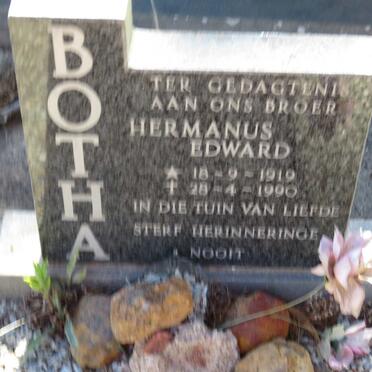 BOTHA Hermanus Edward 1919-1990