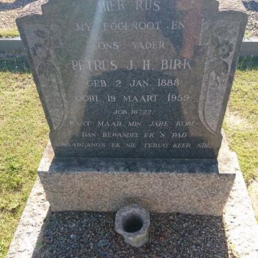 BIRK Petrus J.H. 1888-1959