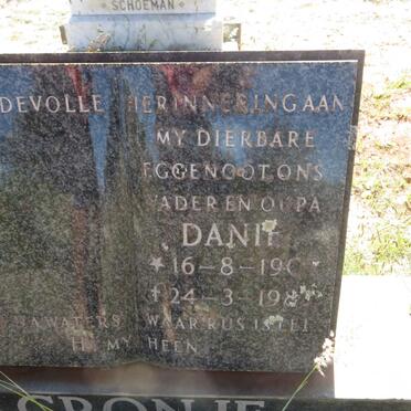 CRONJE Danie 1907-1983