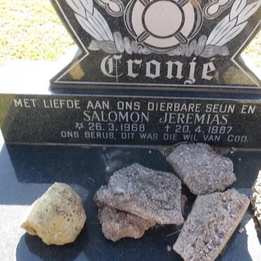 CRONJE Salomon Jeremias 1968-1987