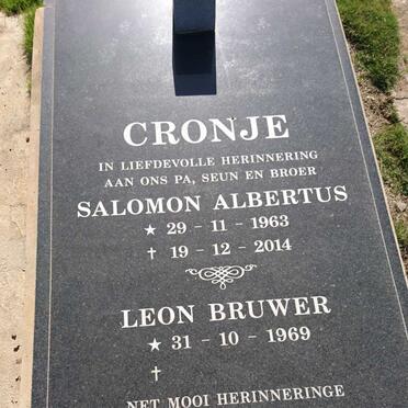 CRONJE Salomon Albertus 1963-2014 :: CRONJE  Leon  Bruwer 1969-