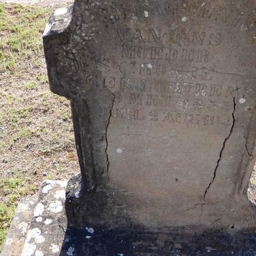 CRONJE M.S. nee LOUWRENS 1855-1942