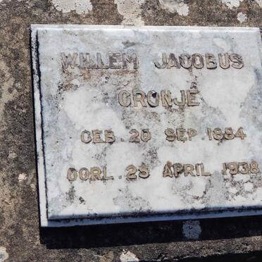 CRONJE Willem Jacobus 1884-1938