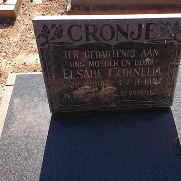 CRONJE Elsabe Cornelia 1906-1994