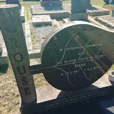 CROUSE Marie 1947-1977