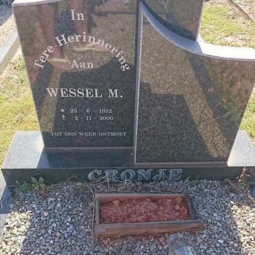 CRONJE Wessel M. 1952-2000