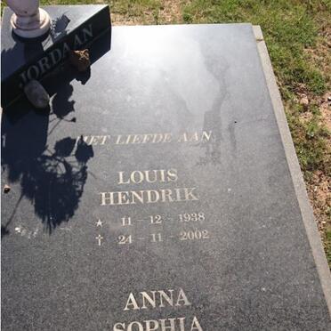 JORDAAN Louis Hendrik 1938-2002 :: JORDAAN Anna Sophia nee DE JAGER 1964-