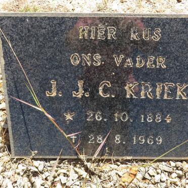 KRIEK J.J.C. 1884-1969