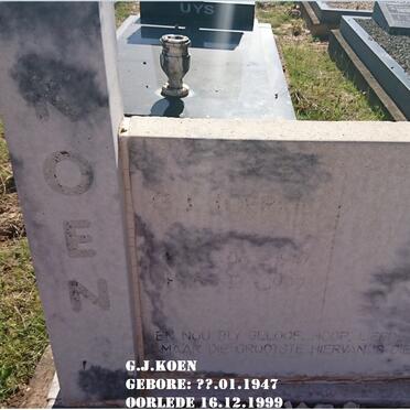 KOEN G.J. 1947-1999