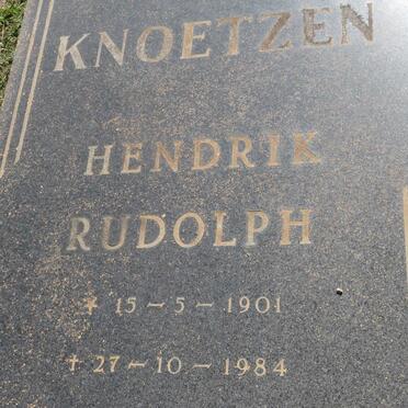 KNOETZEN Hendrik Rudolph 1901-1984