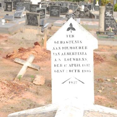 LOUWRENS A.S. 1817-1905