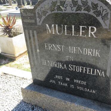 MULLER Ernst Hendrik &amp; Hendrika Stoffelina