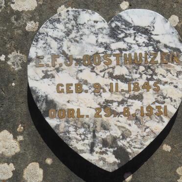 OOSTHUIZEN E.F.J. 1845-1931
