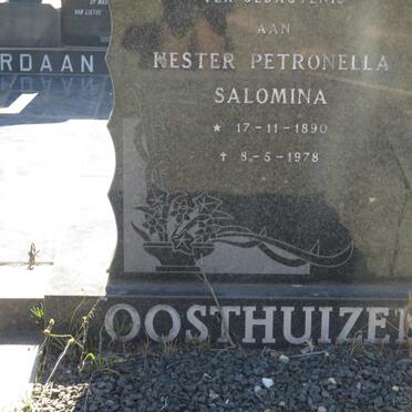 OOSTHUIZEN Hester Petronella Salomina 1890-1978