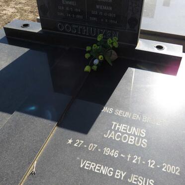 OOSTHUIZEN Jan Hendrik Wieman 1905-1994 &amp; Emmerentia Cornelia S.J. 1914-1990 :: OOSTHUIZEN Theunis Jacobus 1946-2002 