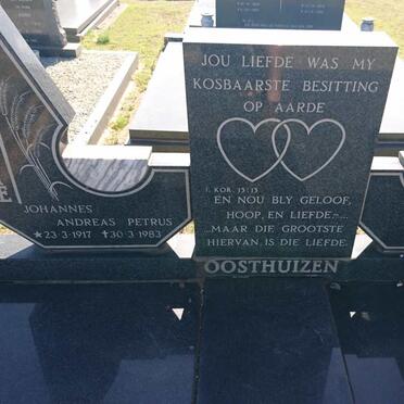 OOSTHUIZEN Johannes Andreas Petrus 1917-1983