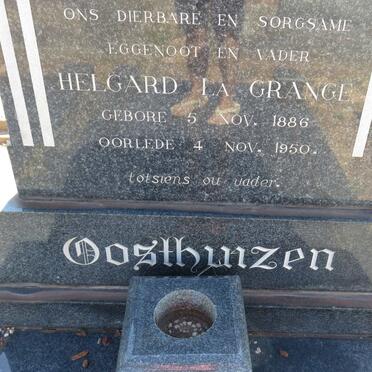 OOSTHUIZEN Helgard la Grange 1886-1950