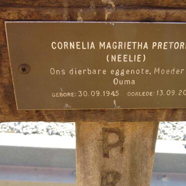 PRETORIUS Cornelia Magrietha 1945-2012