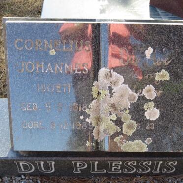 PLESSIS Cornelius Johannes, du 1918-1989