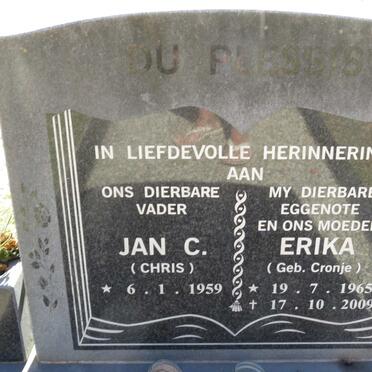 PLESSIS Jan C., du 1959- &amp; Erika CRONJE 1965-2009