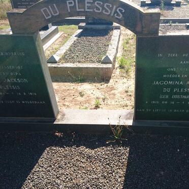 PLESSIS Thomas Jackson, du 1904-1976 &amp; Jacomina Aletta OOSTHUIZEN 1915-1982