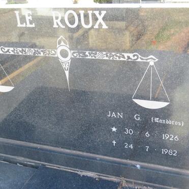 ROUX Jan G., le 1926-1982
