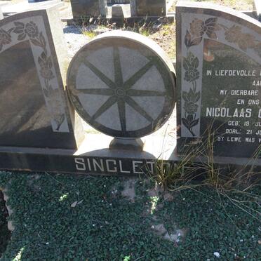 SINGLETON Nicolaas Gerhardus 1903-1969
