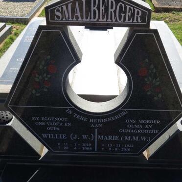 SMALBERGER J.W. 1919-1998 &amp; M.M.W. 1922-2010