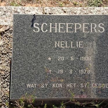 SCHEEPERS Nellie 1906-1978