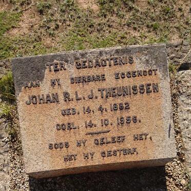 THEUNISSEN Johan R.L.J. 1882-1956