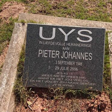 UYS Pieter Johannes 1948-2006