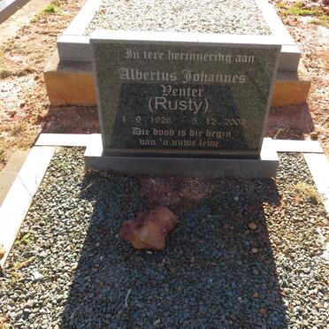 VENTER Albertus Johannes 1926-2003