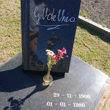 VRIES G.V., de 1906-1980