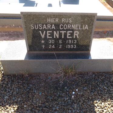 VENTER Susara Cornelia 1913-1993