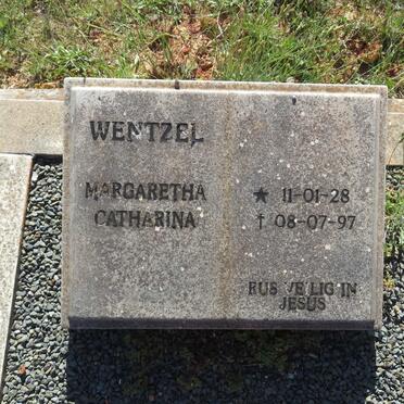 WENTZEL Margaretha Catharina 1928-1997