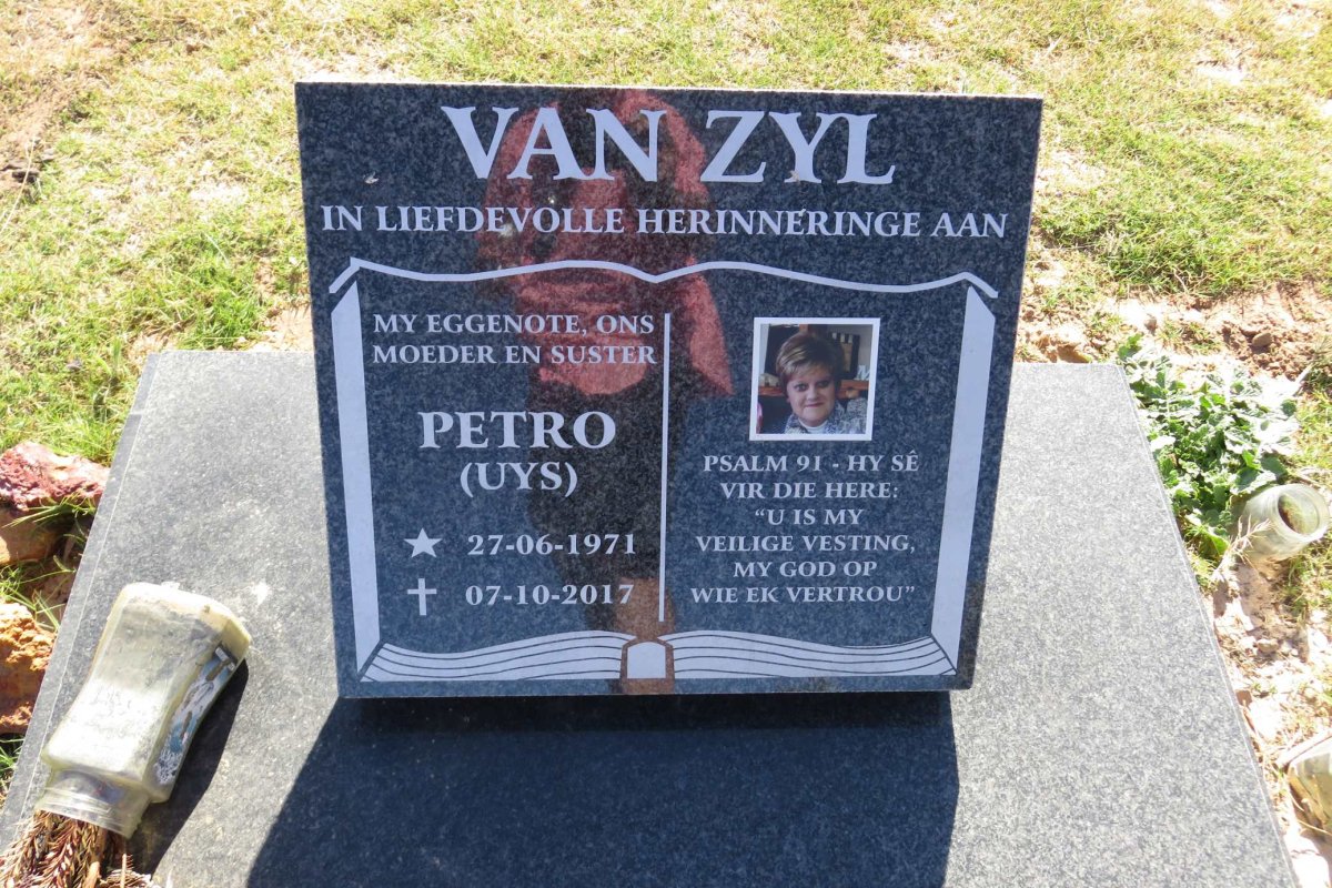 ZYL Petro, van nee UYS 1971-2017