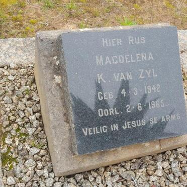 ZYL Magdelena K., van 1942-1965