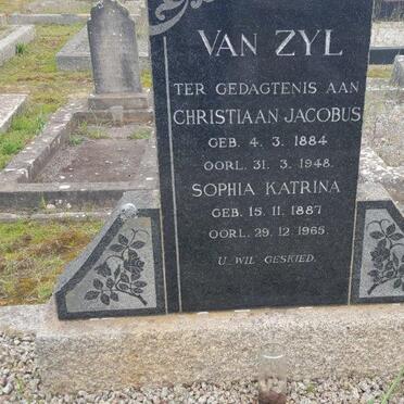 ZYL Christiaan Jacobus, van 1884-1948 &amp; Sophia Katrina 1887-1965