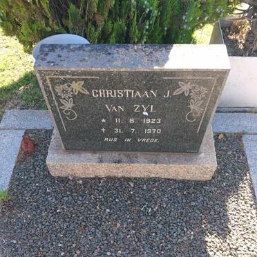 ZYL Christiaan J., van 1923-1970