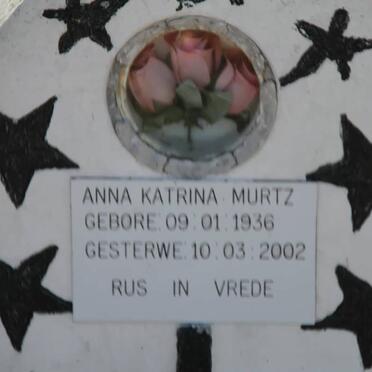 MURTZ Anna Katrina 1936-2002