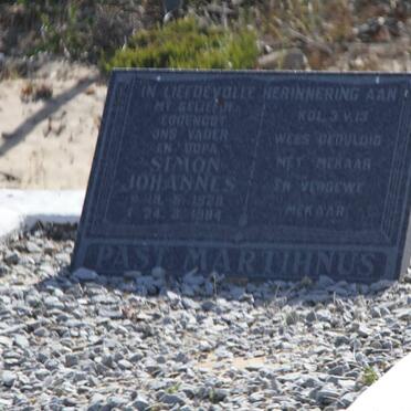 MARTIHNUS Simon Johannes 1928-1984