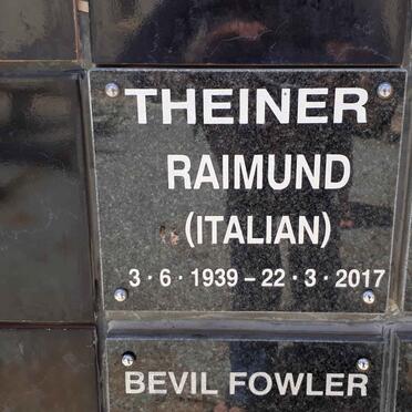 THEINER Raimund 1939-2017