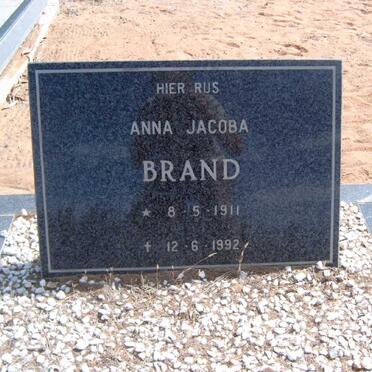 BRAND Anna Jacoba 1911-1992